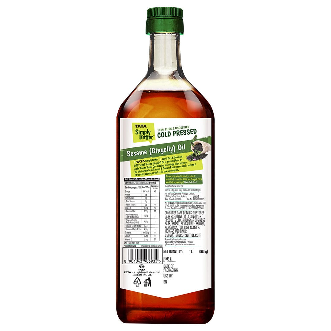 Cold Pressed Sesame Oil