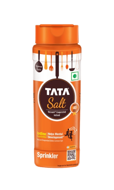 Tata Salt Sprinkler 200 Gm | Free flowing & Iodised Namak | Vacuum Evaporated | Salt in Fresh