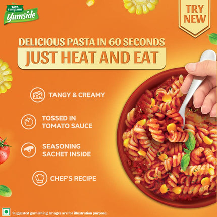Yumside Tomato Pasta | Tangy & Creamy | Ready to Eat Meal | 285g*2