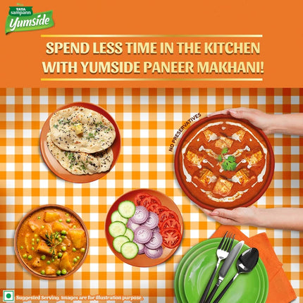 Yumside Delhi Style Paneer Makhani | Ready to Eat Meal | 285g