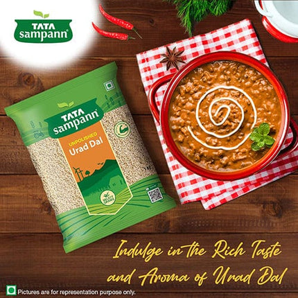 Tata Sampann Organic Urad Dal, 500 g