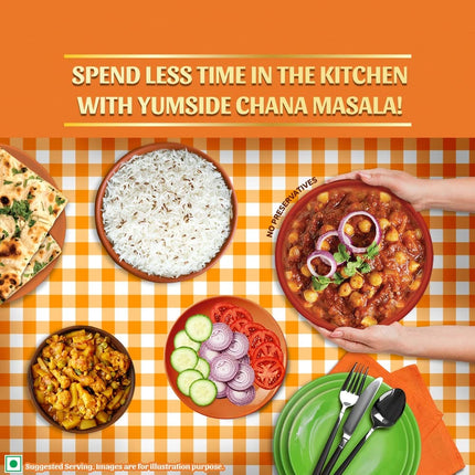 Yumside Amritsari Style Chana Masala | Ready to Eat Meal | 285g