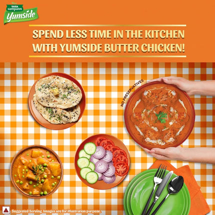 Yumside Delhi Style Butter Chicken | Ready to Eat Meal | 285g