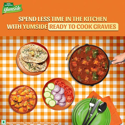Yumside Punjabi Style Kadhai Gravy | Ready to Cook | 180g