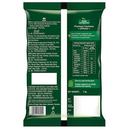 Tata Sampann 100% Pure, Premium Cashews, 500 g