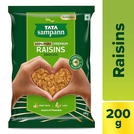 Tata Sampann 100% Pure, Premium Raisins,  200 g