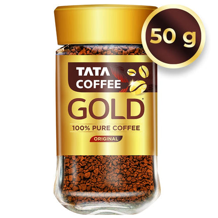 Tata Coffee Gold, 100% Pure Coffee, Original, 50g