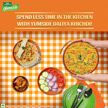 Yumside Gujarati Style Daliya Khichdi | Ready to Eat Meal | 285g