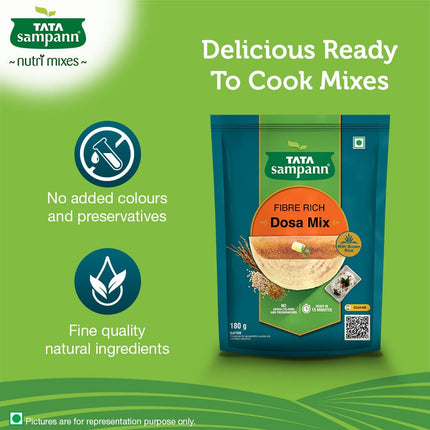 Tata Sampann | Dosa Mix | Ready to Cook Mix |180g