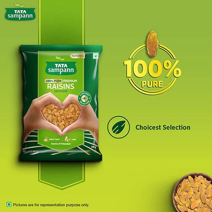 Tata Sampann 100% Pure, Premium Raisins,  200 g