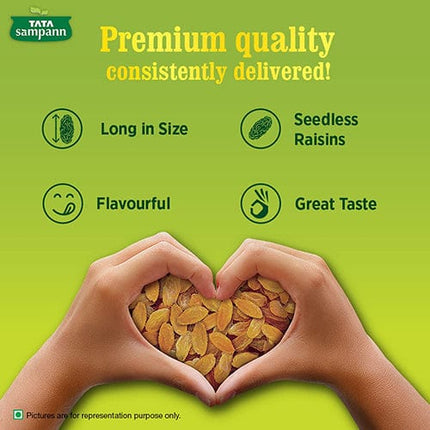 Tata Sampann 100% Pure, Premium Raisins,  200 g