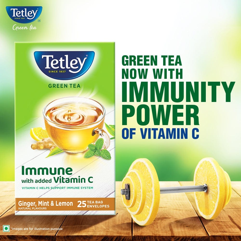 Tetley Green Tea Bag, 25 Sachets GML