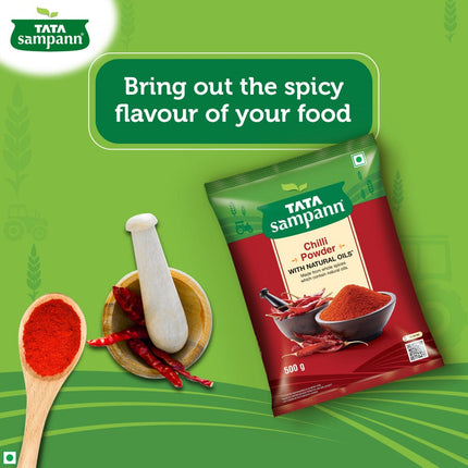 Tata Sampann Chilli Powder With Natural Oils, 500g