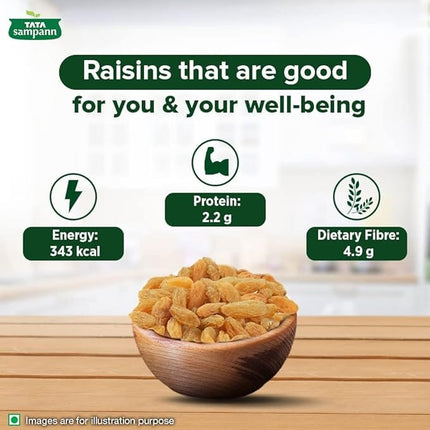 Tata Sampann 100% Pure, Premium Raisins,  500 g