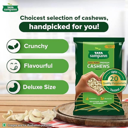 Tata Sampann 100% Pure, Premium Cashews, 1 Kg