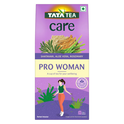 Tata Tea Care Pro Woman: Green Tea with Shatavari, Aloe Vera & Rosemary