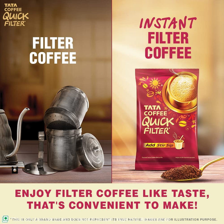 Tata Coffee Quick Filter Pouch 50g Tata Nutrikorner