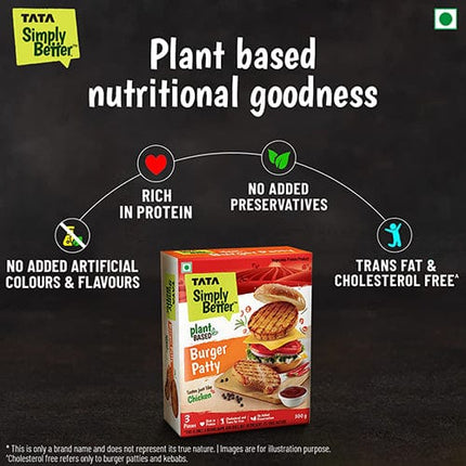 Tata Simply Better Plant-based Burger Patty