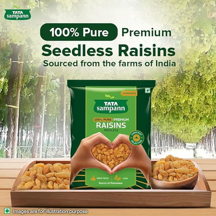 Tata Sampann 100% Pure, Premium Raisins,  500 g