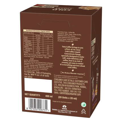 Tata Coffee Cold Coffee Classic  (Pack of 20s)