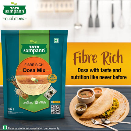 Tata Sampann | Dosa Mix | Ready to Cook Mix | 180g