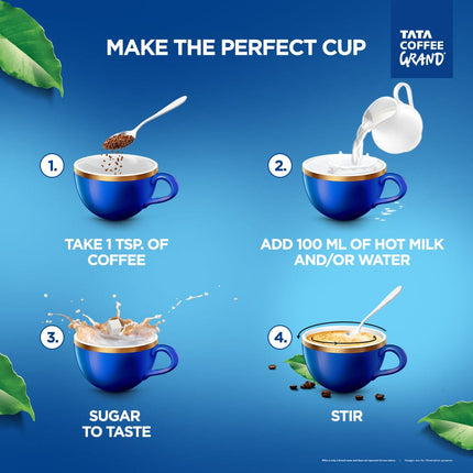 Tata Coffee Grand Instant Coffee 50 g x 2 (with Free Container)