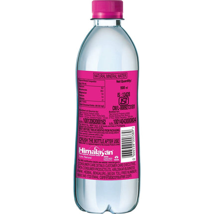 Himalayan Natural Mineral Water, 500 ml (Pack of 30 bottles)