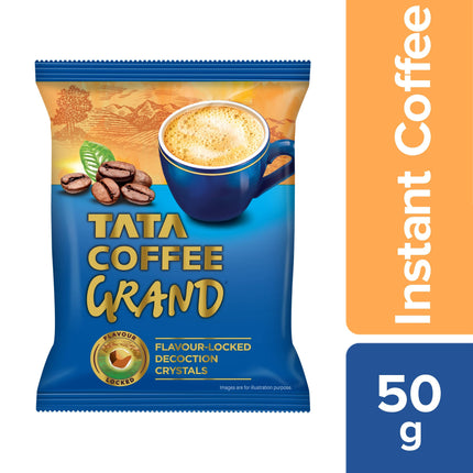 Tata Coffee Grand Instant Coffee 50 g x 2 (with Free Container)
