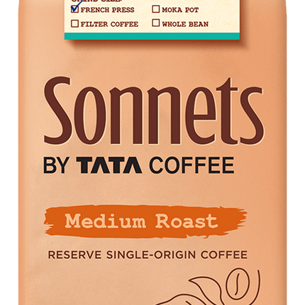 Sonnets by TATA Coffee - Jumboor Estate | Medium Roast | French Press Coffee