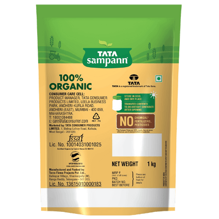 Tata Sampann Organic Chana Dal, 500 g
