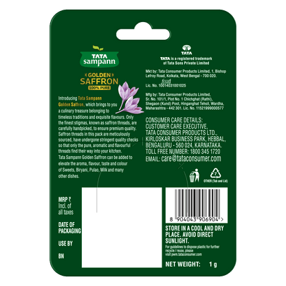 Tata Sampann Saffron Pure Spices | 0.5g