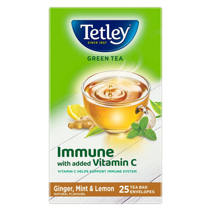 Tetley Green Tea Bag, 25 Sachets GML