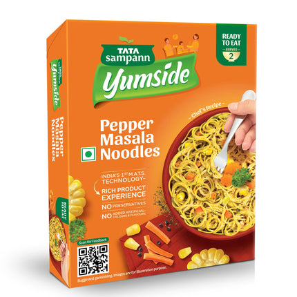Yumside Pepper Masala Noodles | Ready to Eat Meal | 285g