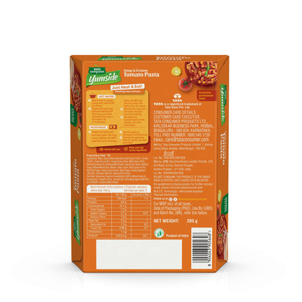 Yumside Tomato Pasta | Tangy & Creamy | Ready to Eat Meal | 285g*2