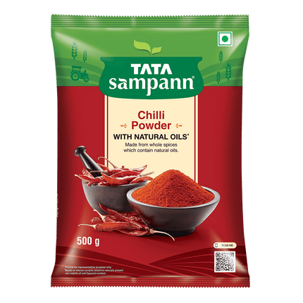 Tata Sampann Chilli Powder, 500 gm