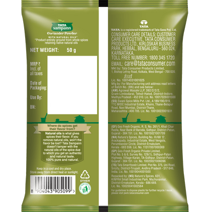 Tata Sampann CTC Coriander South 50gm