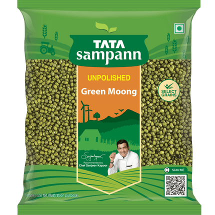 Tata Sampann Green Moong, 500 g