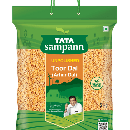 Tata Sampann Toor Dal / Arhar Dal, 5 Kg