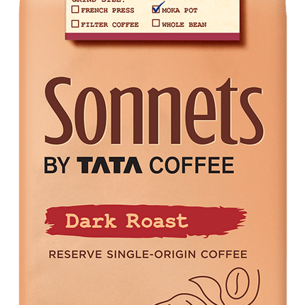 Sonnets by TATA Coffee - Yemmigoondi Estate | Dark Roast | Moka Pot Coffee