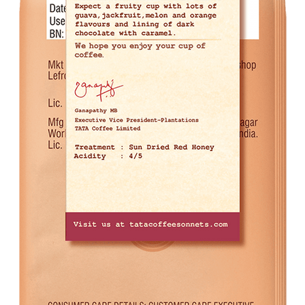 Sonnets by TATA Coffee - Yemmigoondi Estate | Dark Roast | Whole Bean Coffee